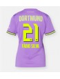 Borussia Dortmund Fabio Silva #21 Alternativní Dres pro Dámské 2026-27 Krátký Rukáv Borussia Dortmund Fabio Silva #21 Alternativní Dres pro Dámské 2026-27 Krátký Rukáv
